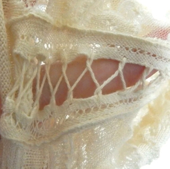 Free People Sheer Floral Lace Pullover Top - Picture 5 of 7